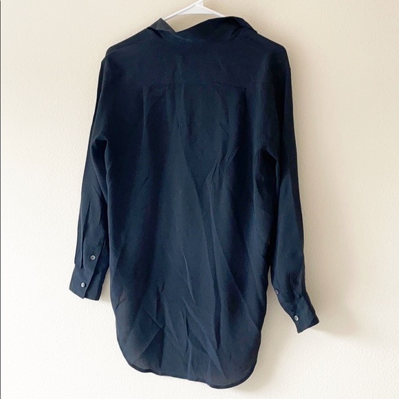 Madewell Silk Spotlight  Button Down Shirt - Picture 9 of 10